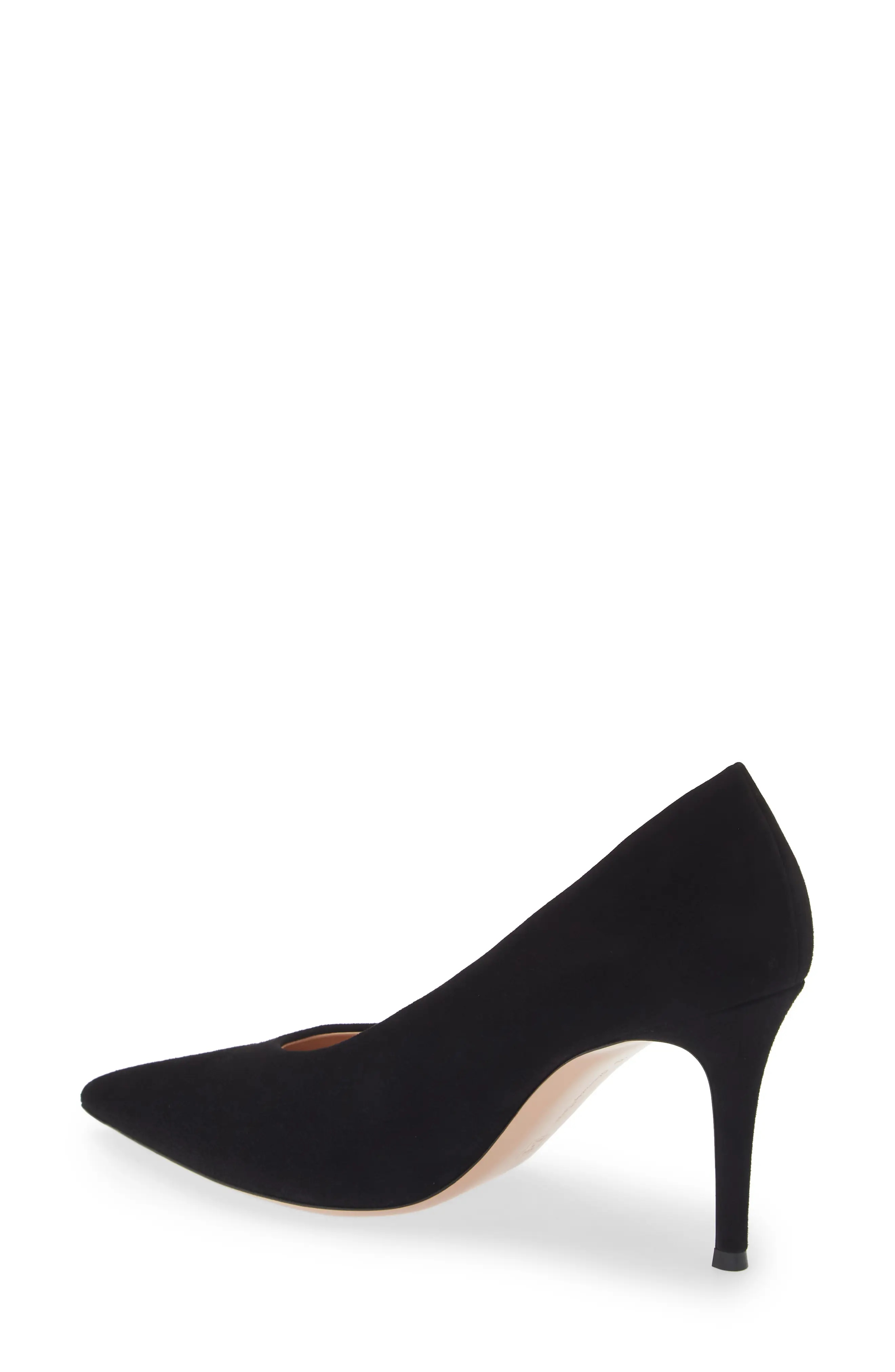 Pointed Toe Suede Pump - 2