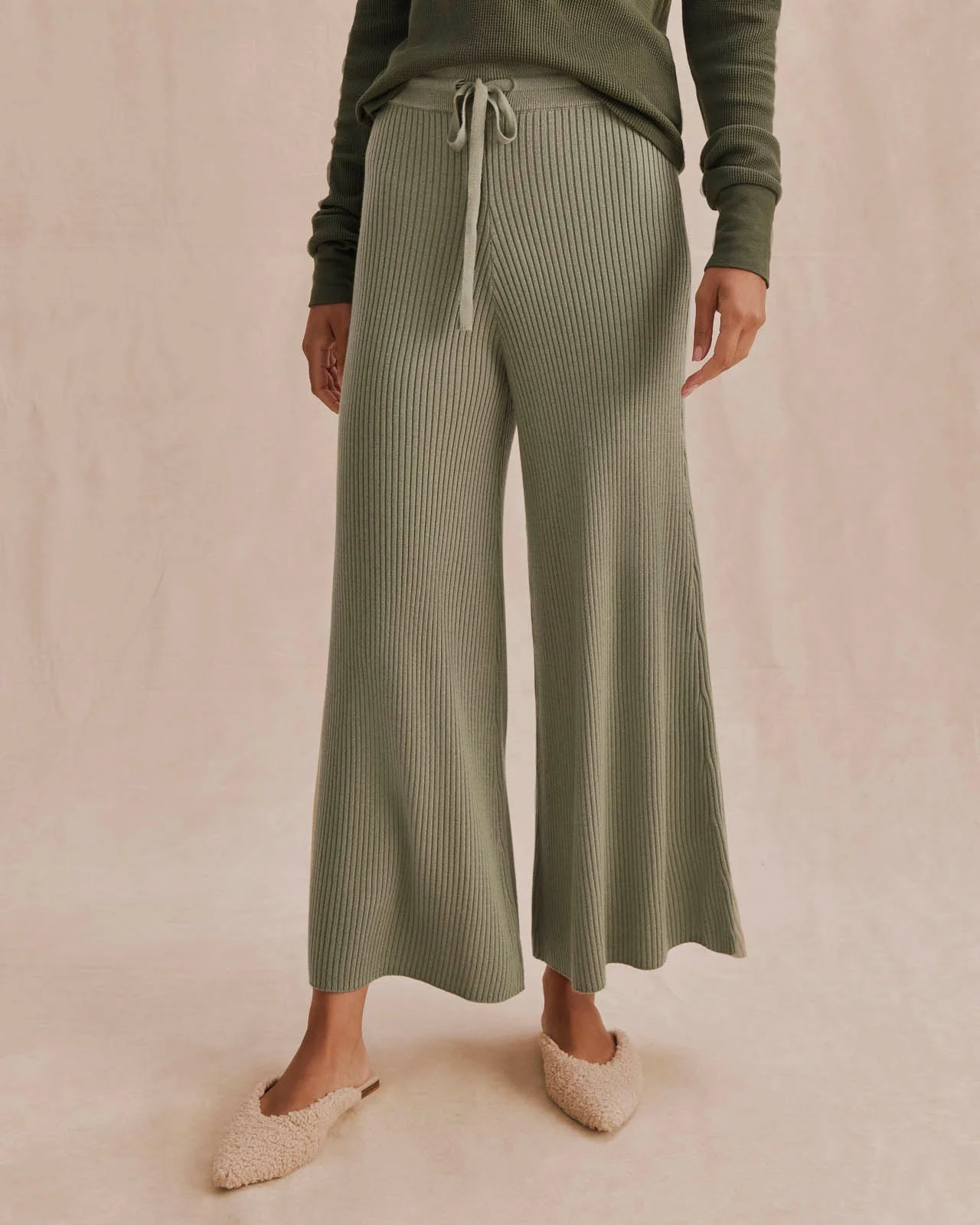 Georgie Rib Sweater Pant - 1