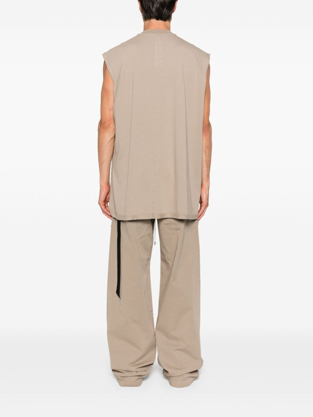 crew-neck sleeveless tank top - 3