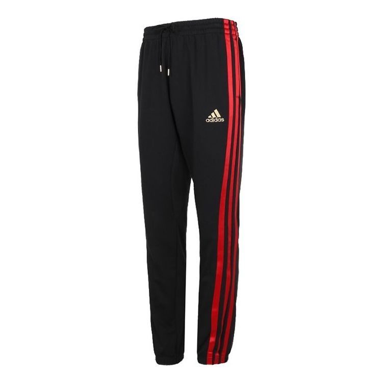 adidas Cny Spt Pant Knit Casual Long Pants Black GV0738 - 1