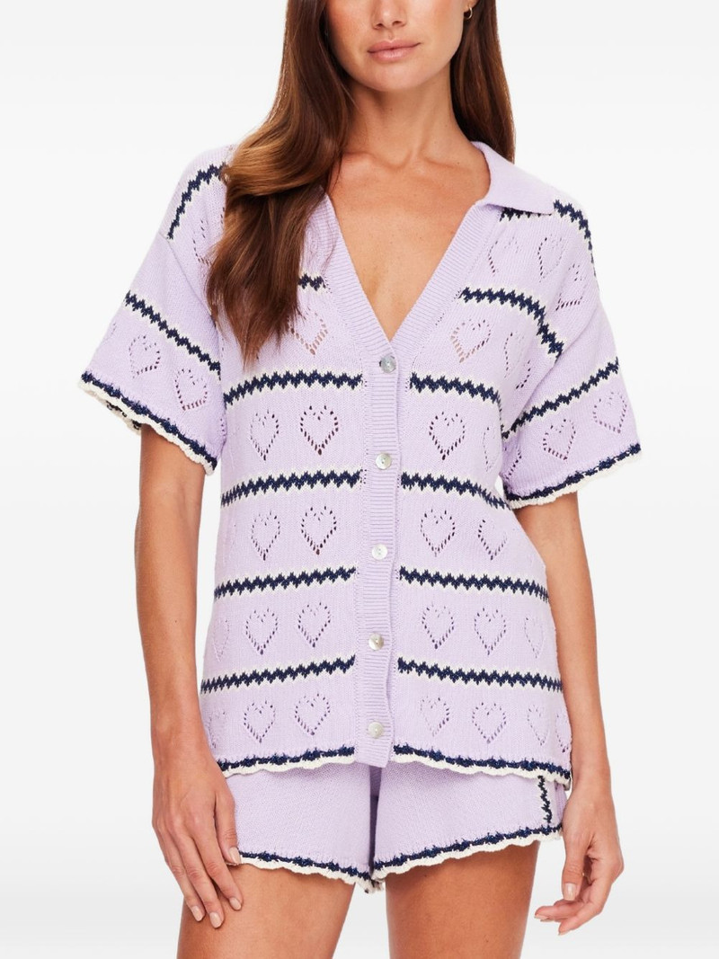 Amara Amayah heart knitted shirt 1