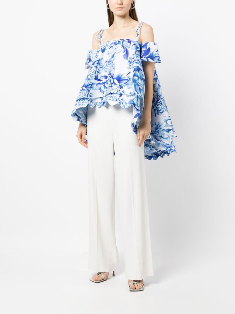 KIKA VARGAS Margherita floral-print top outlook