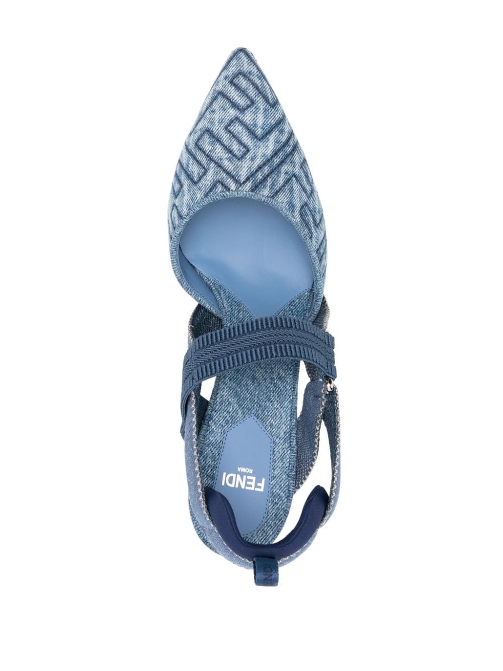 ColibrÃ¬ 85mm denim sandals - 4