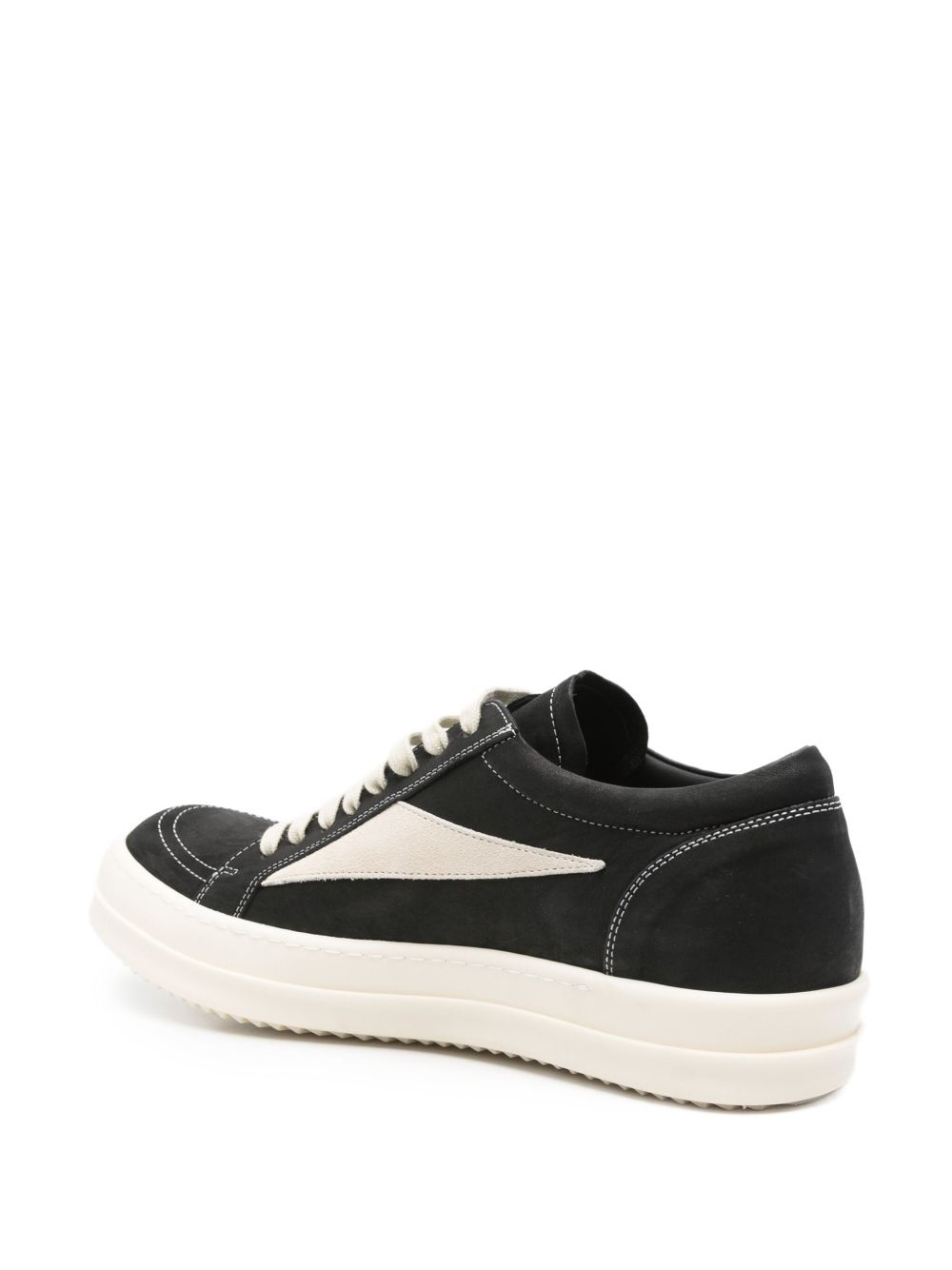 panelled lace-up trainers - 3