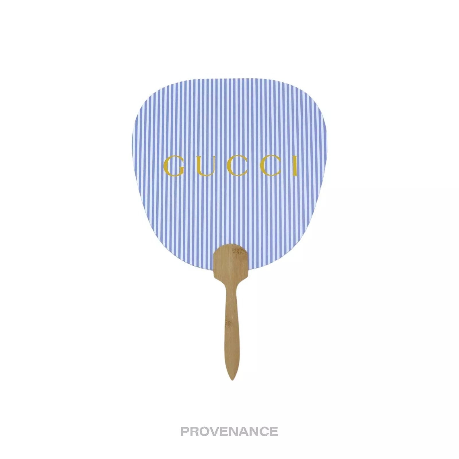 Gucci Logo Bamboo Hand Fan - Striped - 3