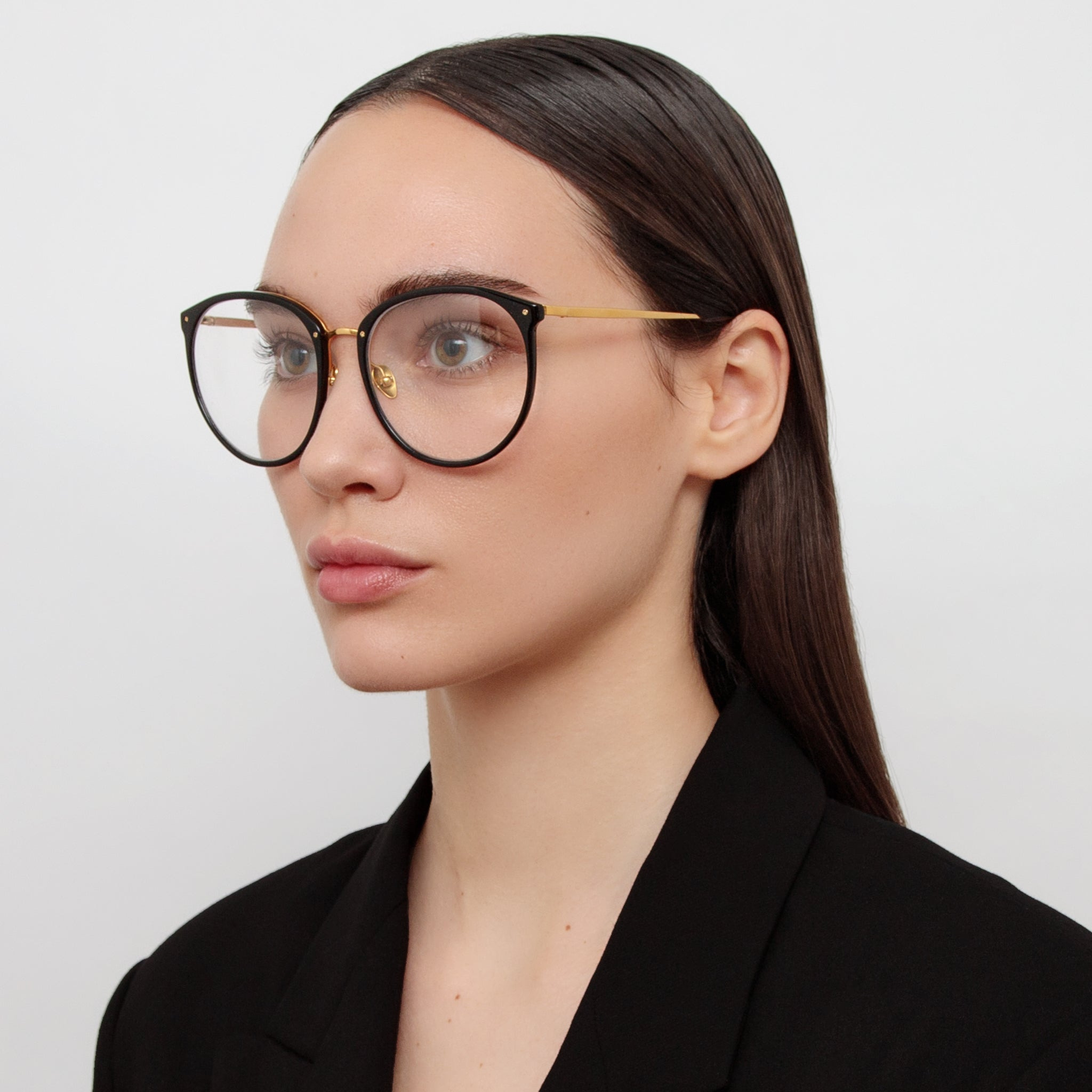 THE KINGS | OVERSIZED OPTICAL FRAME IN BLACK (C7) - 5