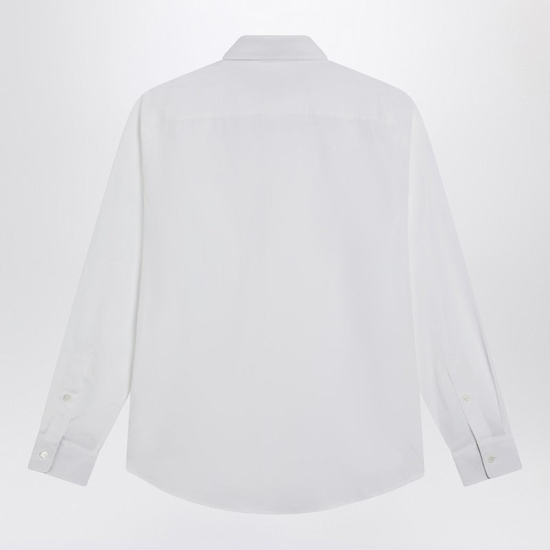 Burberry White Shirt In Cotton Poplin Men - 2