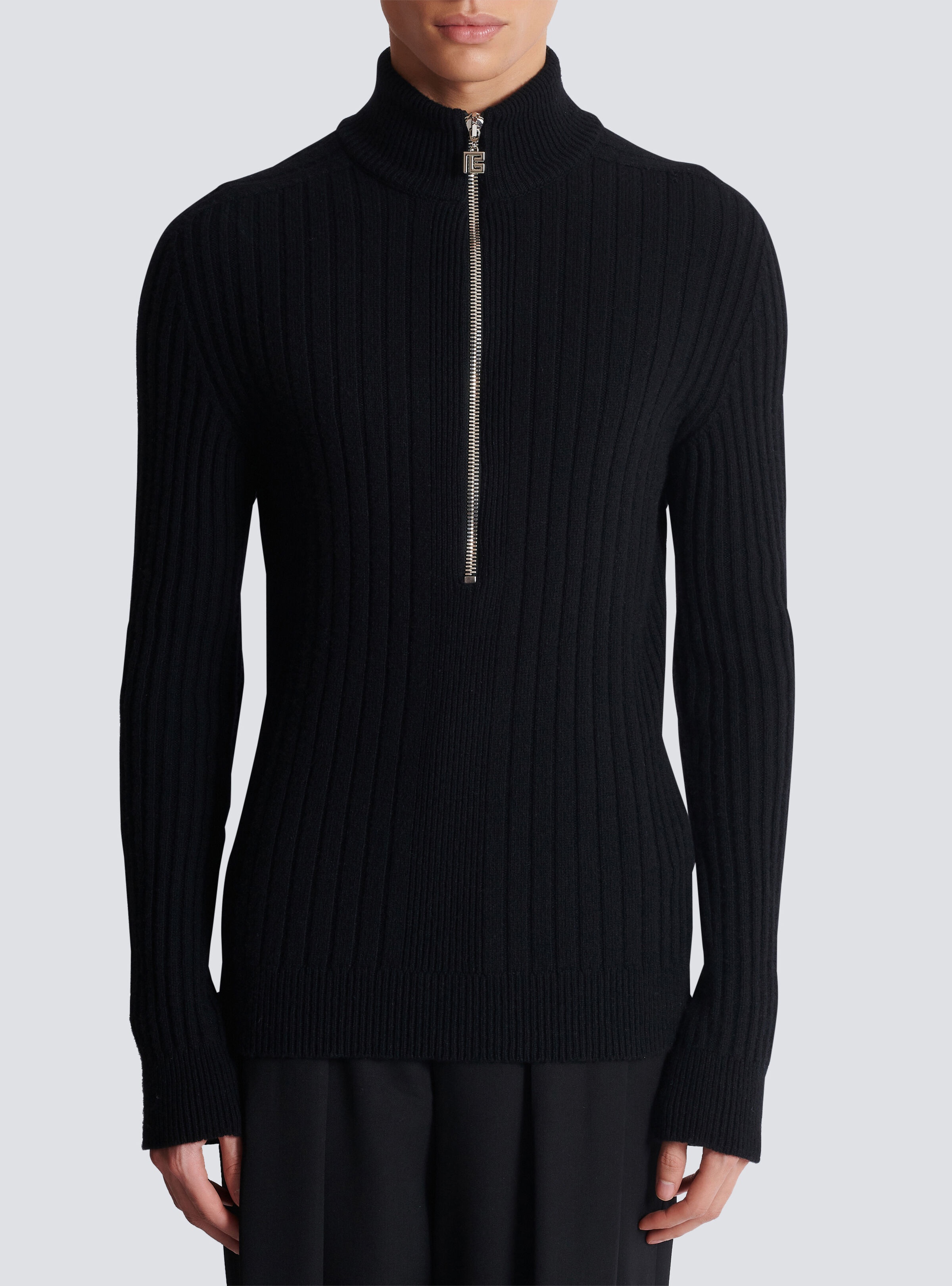 Eco-cashmere high-neck jumper - 5