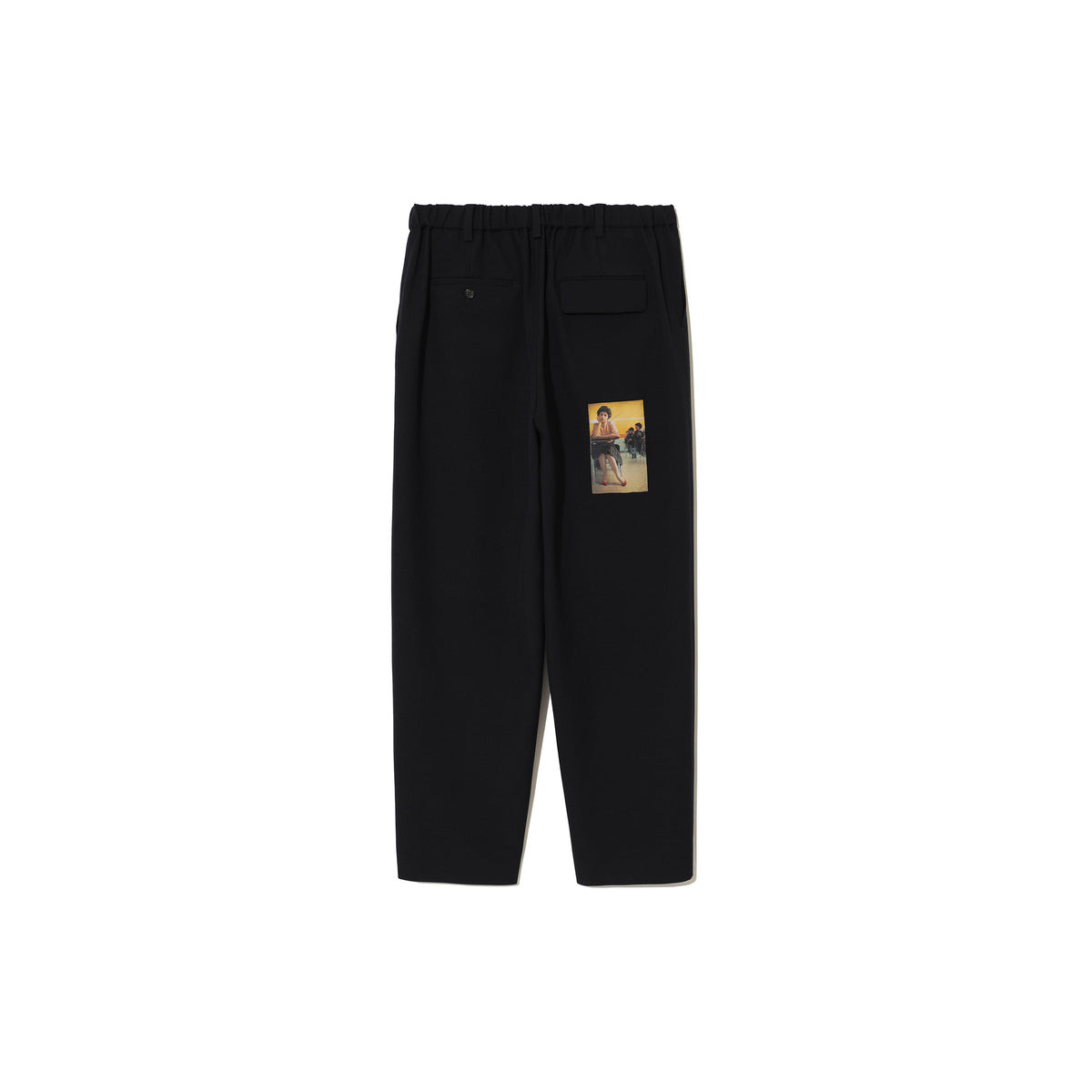 TWIN PEAKS WOOL EASY PANTS (DARK NAVY) - 2