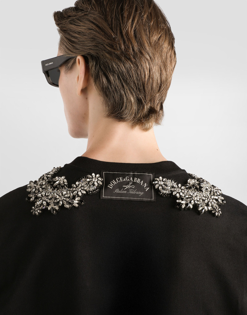 Jersey t-shirt with embroidery 5