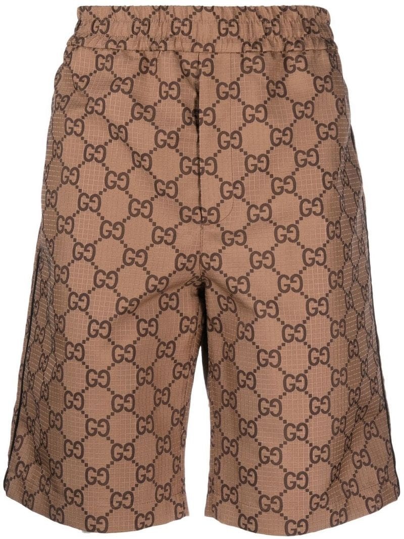 all-over GG-print shorts - 1