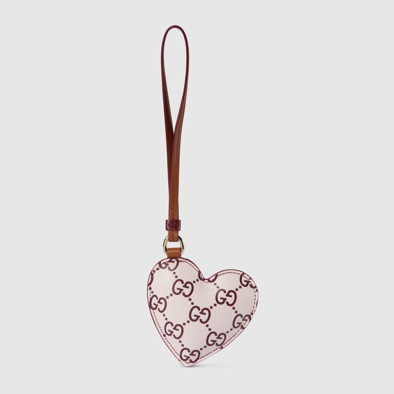 Heart-shaped bag charm 5