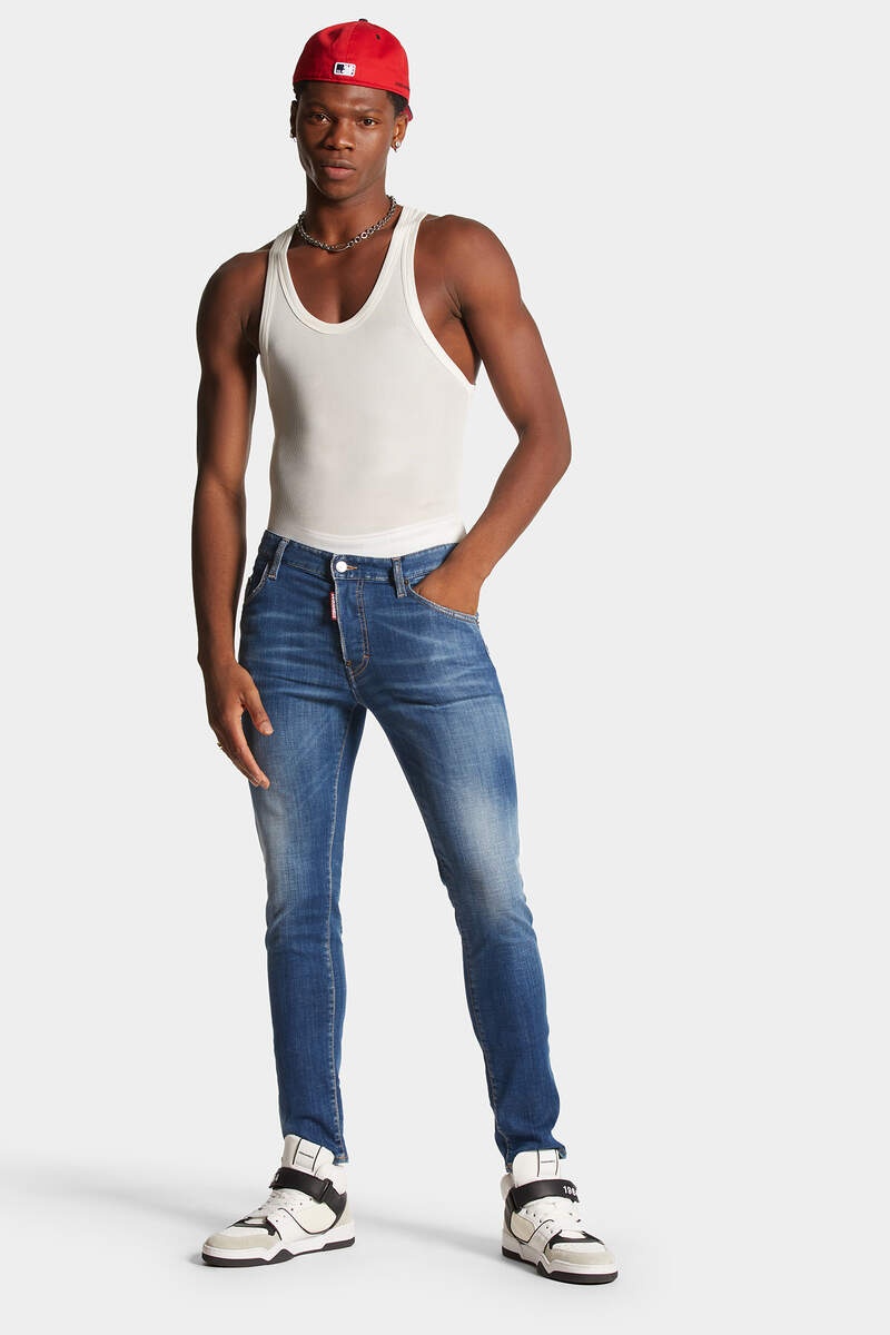 MEDIUM CLEAN WASH SKATER JEANS - 3