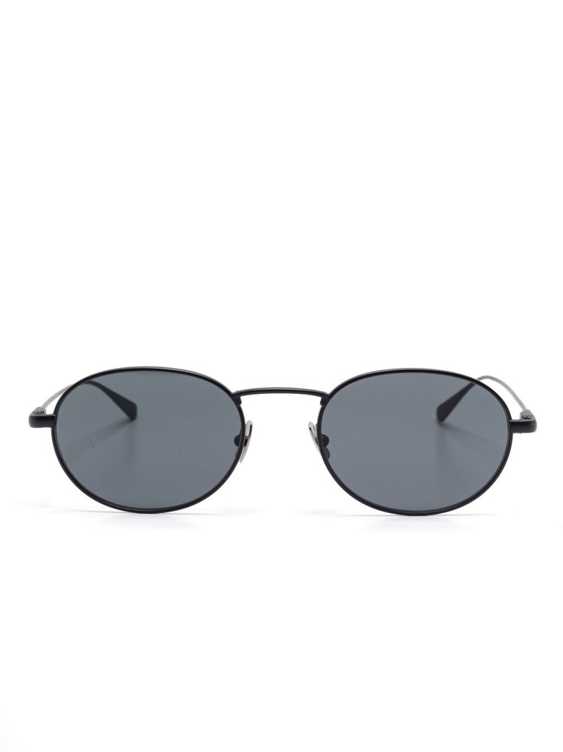 oval-frame sunglasses 1