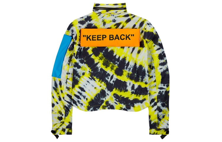 (WMNS) Nike Lab Tie Dye Jacket 'Volt Blue' CK4808-702 - 2