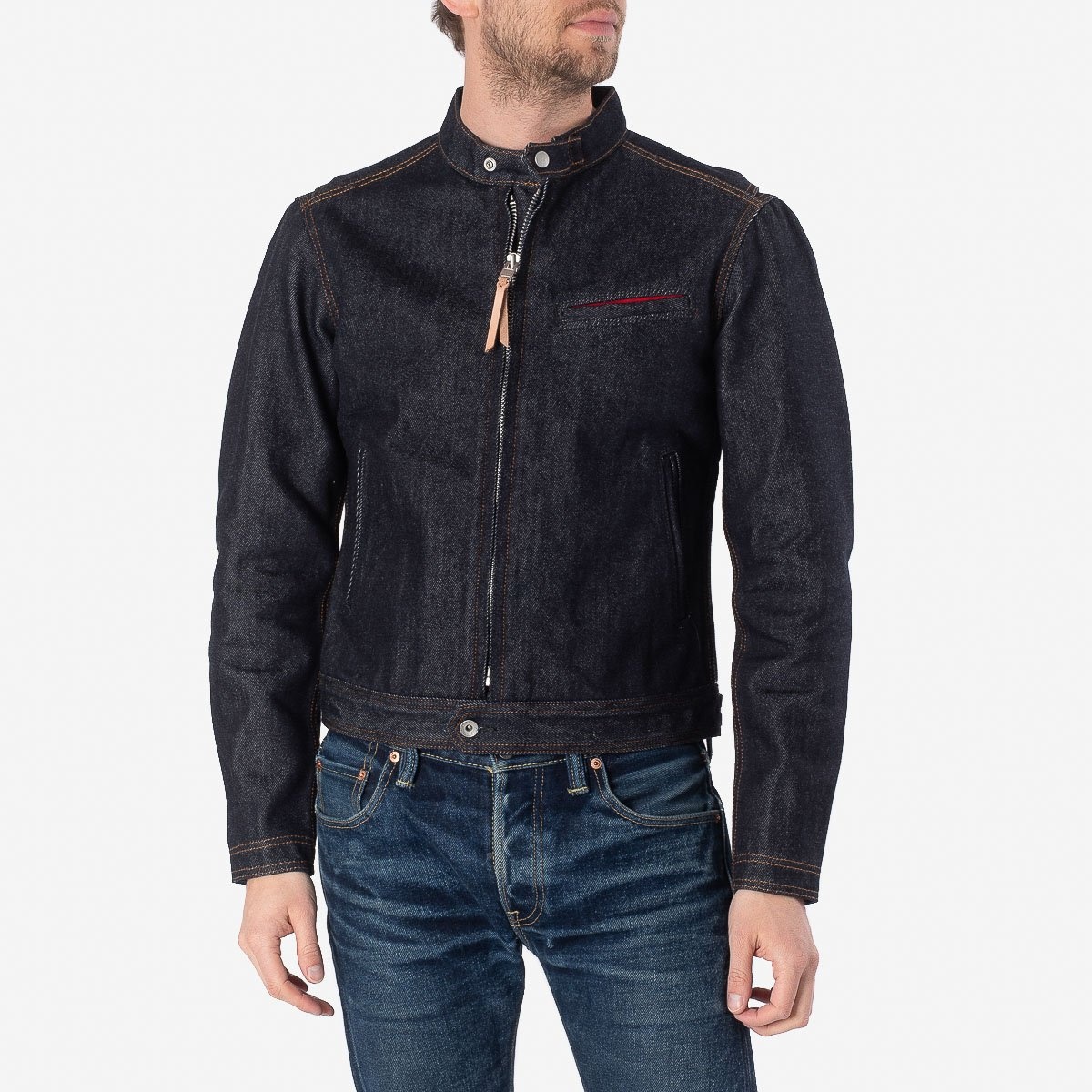 IH-527J 21oz Denim Rider's Jacket - Indigo - 2