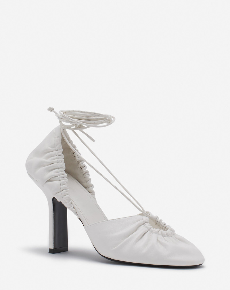 Lanvin MESURE LACE-UP LEATHER PUMPS outlook
