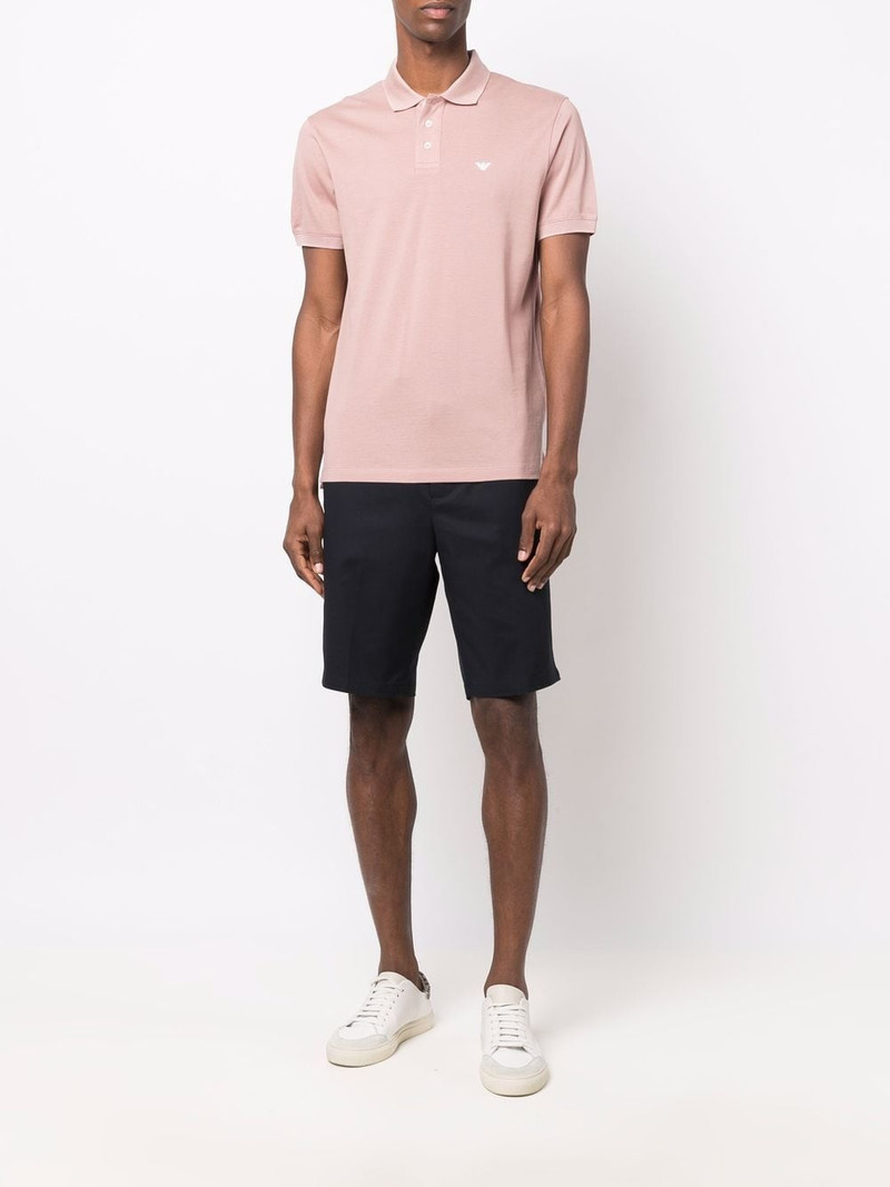 EMPORIO ARMANI straight-leg chino shorts outlook