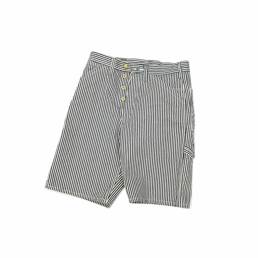 11oz. HICKORY STRIPE WORK SHORTS - SC52566 - 1