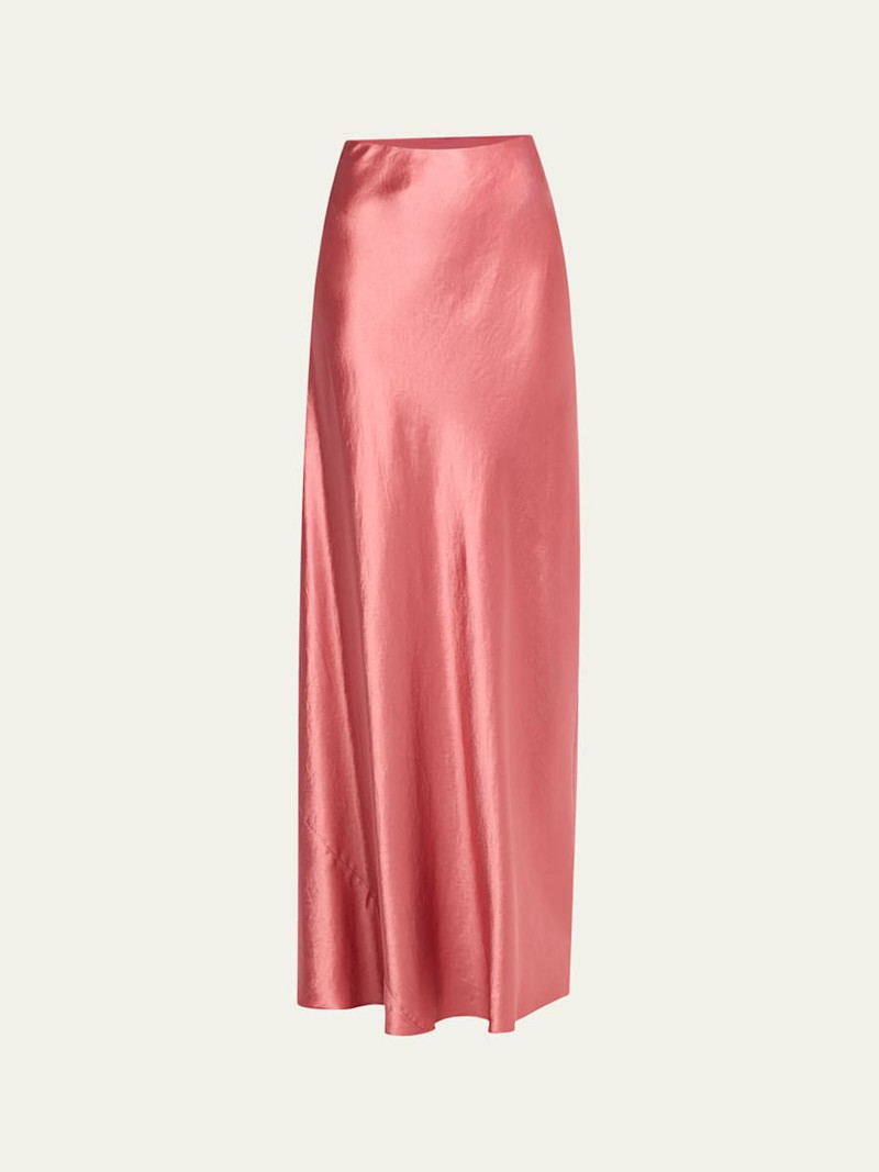 Satin Maxi Skirt 1