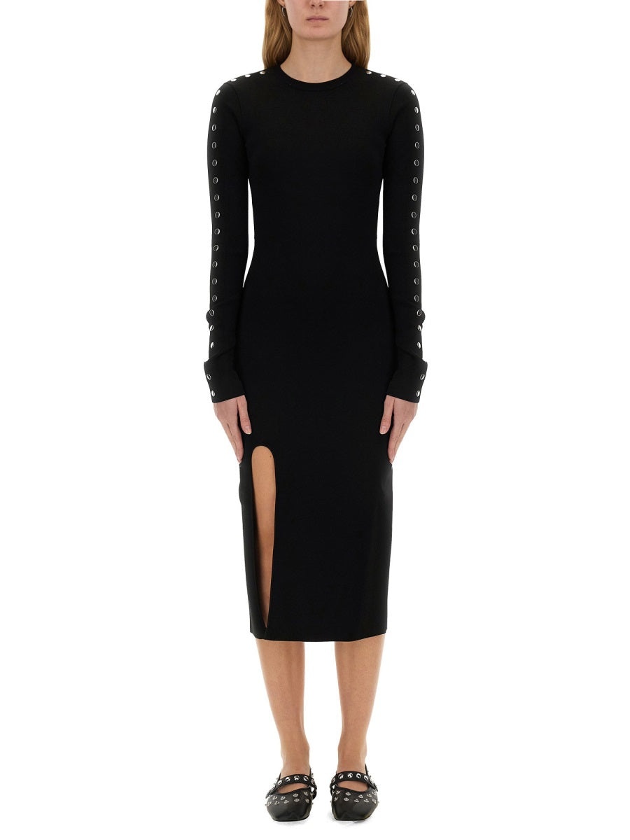 ワンピース STELLA MCCARTNEY MIDI DRESS WITH SLIT Stella McCartney Stella Mccartney Women Midi Dress With Slit