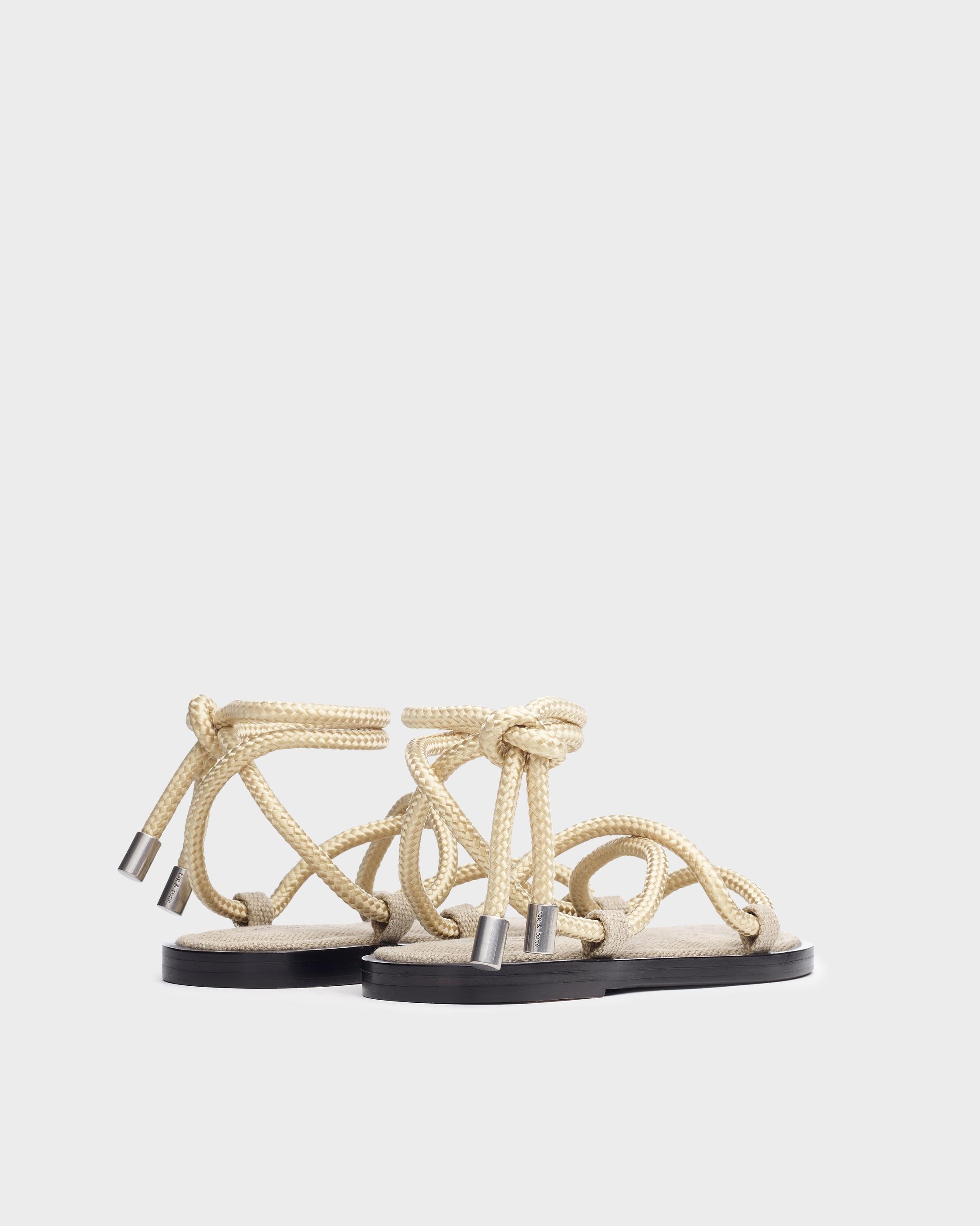 Infinity Sandal - Leather and Nylon
Flat Sandal - 3