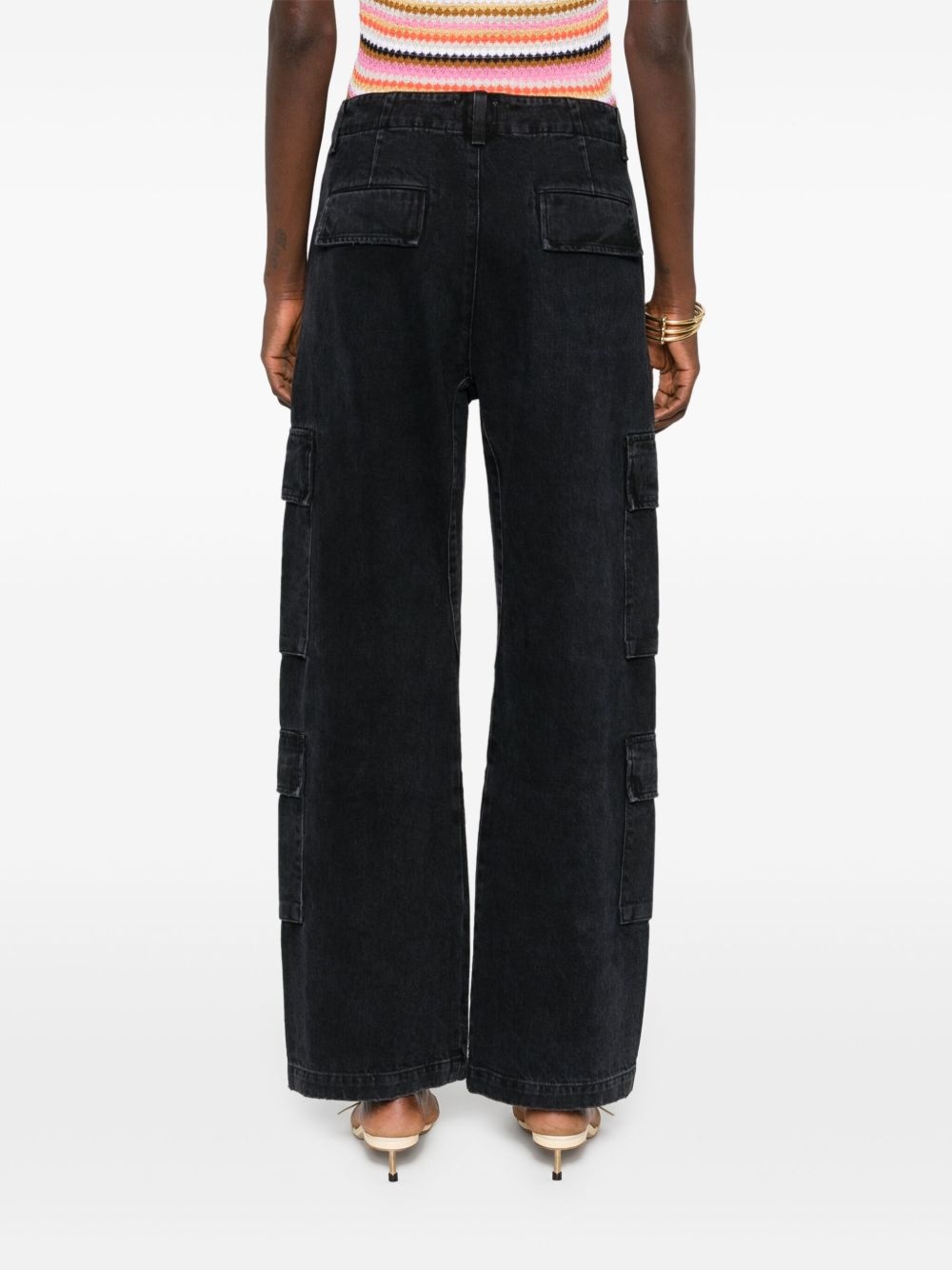 Delena straight-leg cargo jeans - 4