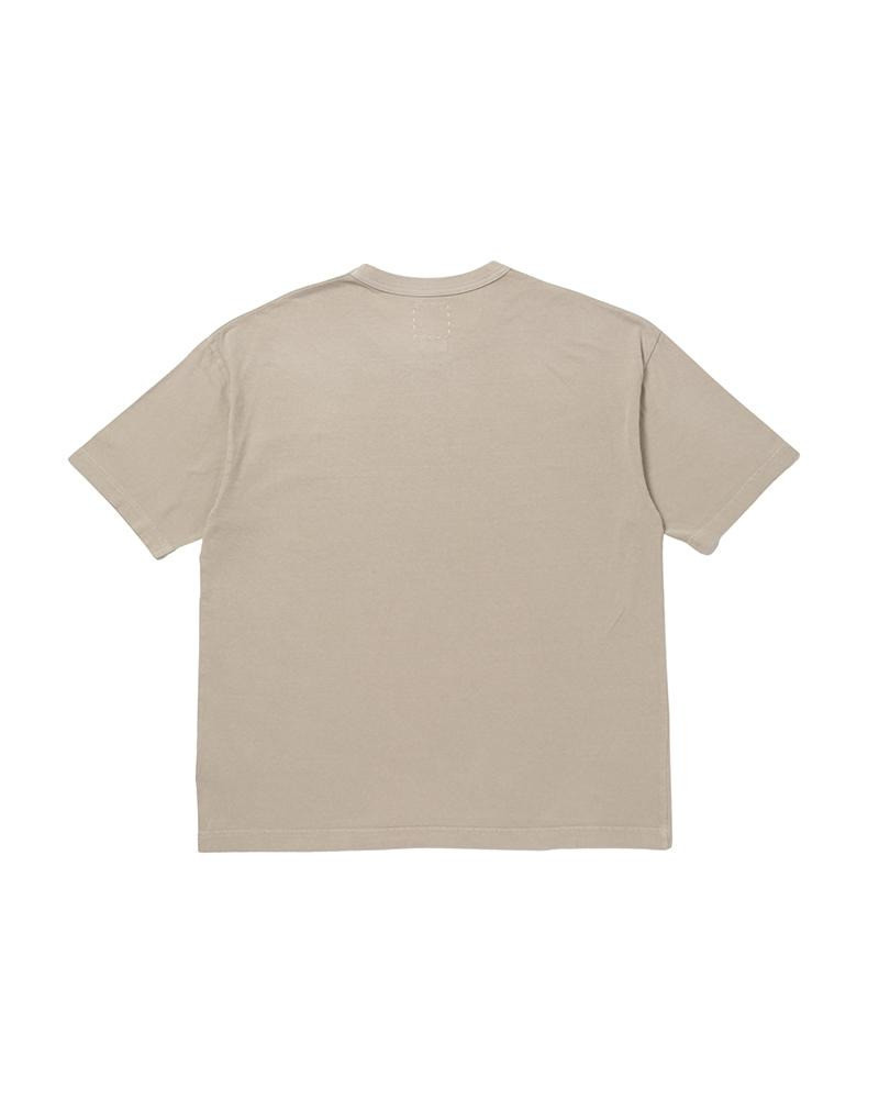 visvim JUMBO TEE S/S DMGD BEIGE outlook