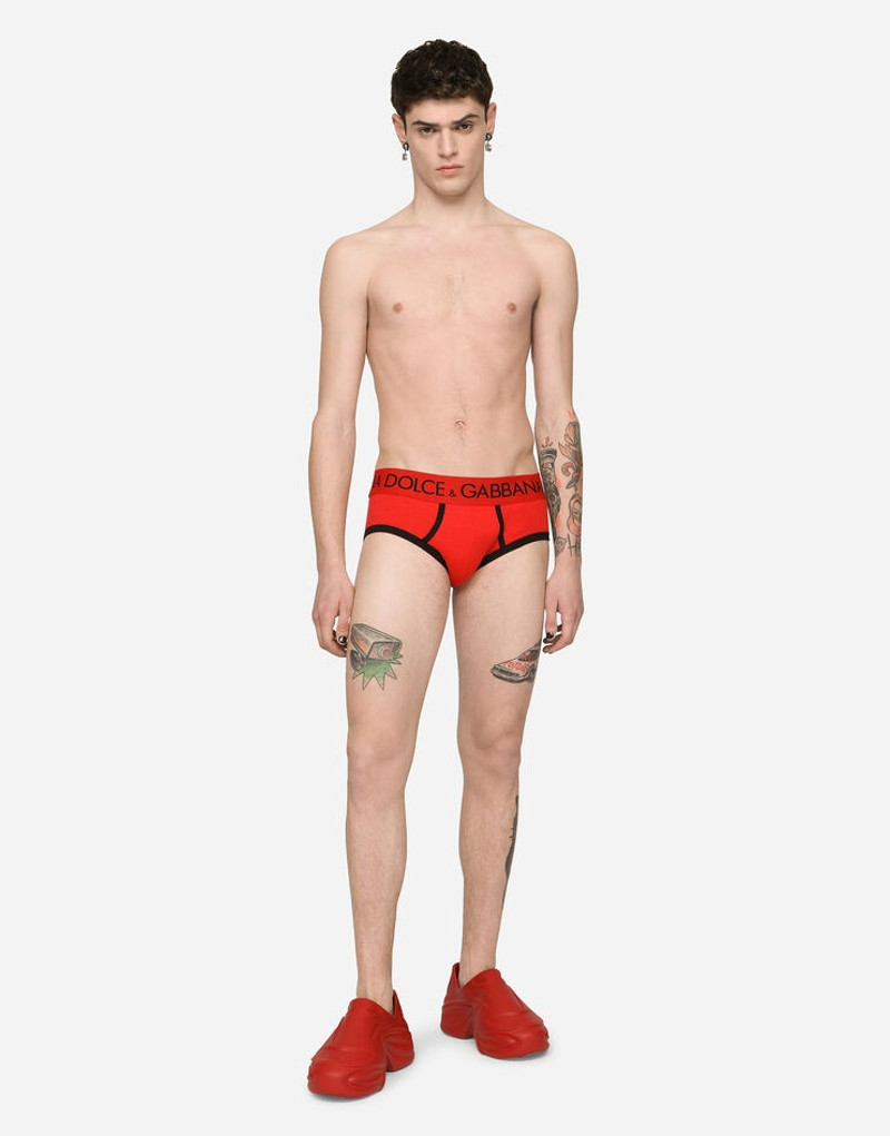 Dolce & Gabbana Two-tone two-way stretch jersey Brando briefs outlook