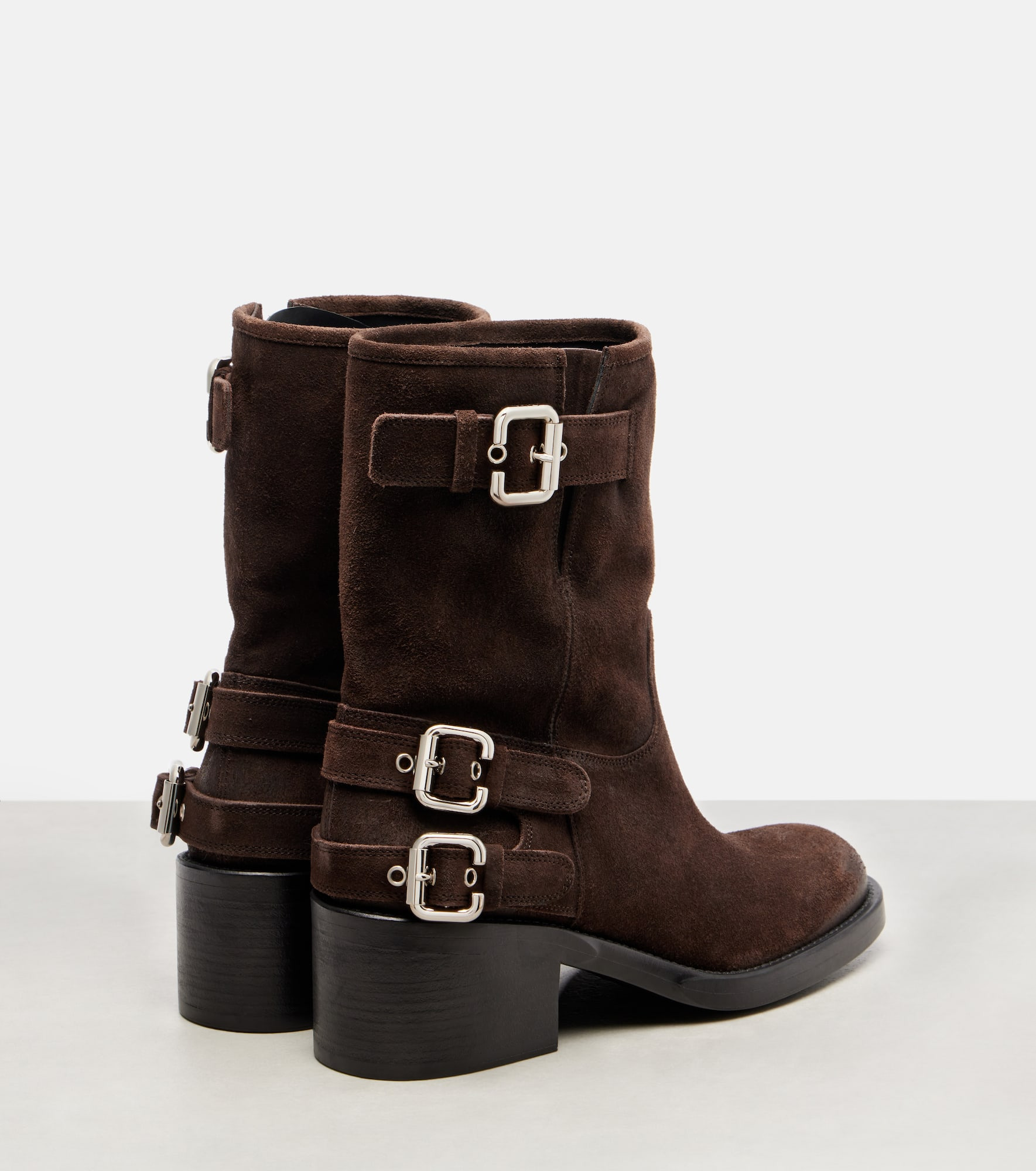 Dakota suede biker boots - 2