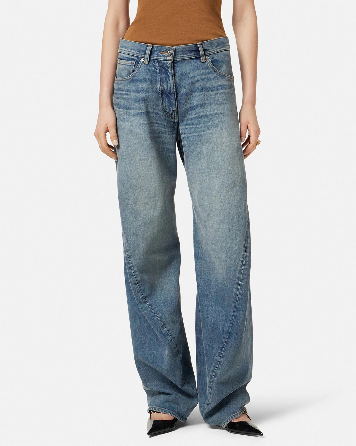 Made in Japan Baggy Twisted Jeans - 4