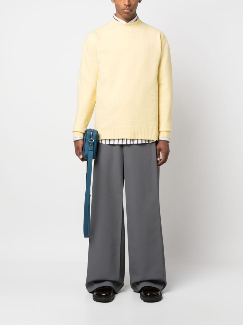 Jil Sander ribbed-trim wool jumper outlook