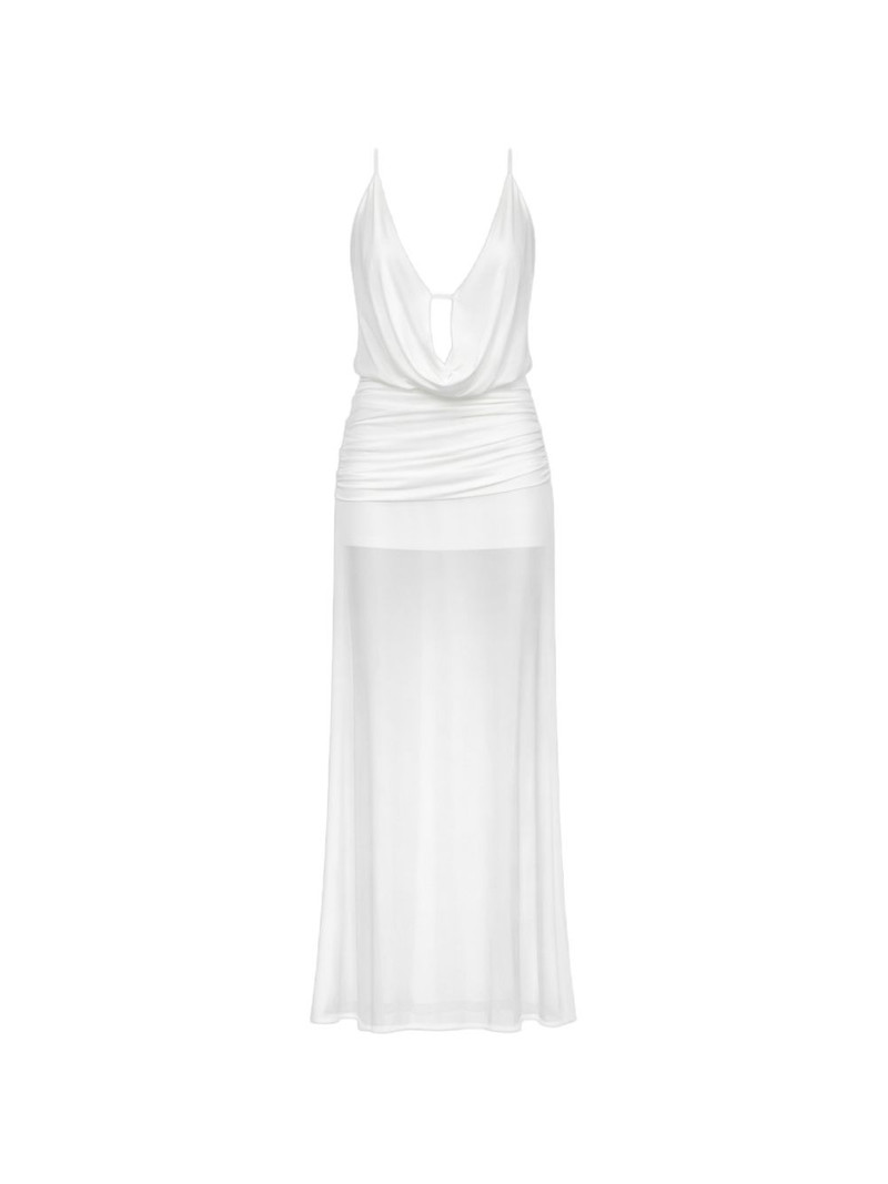 cowl-neck dress 1