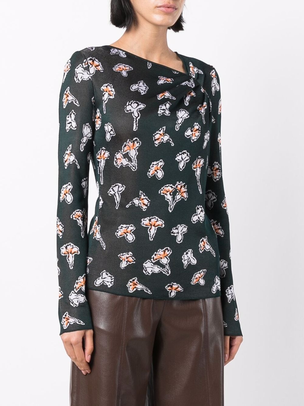 all-over pattern jumper - 3