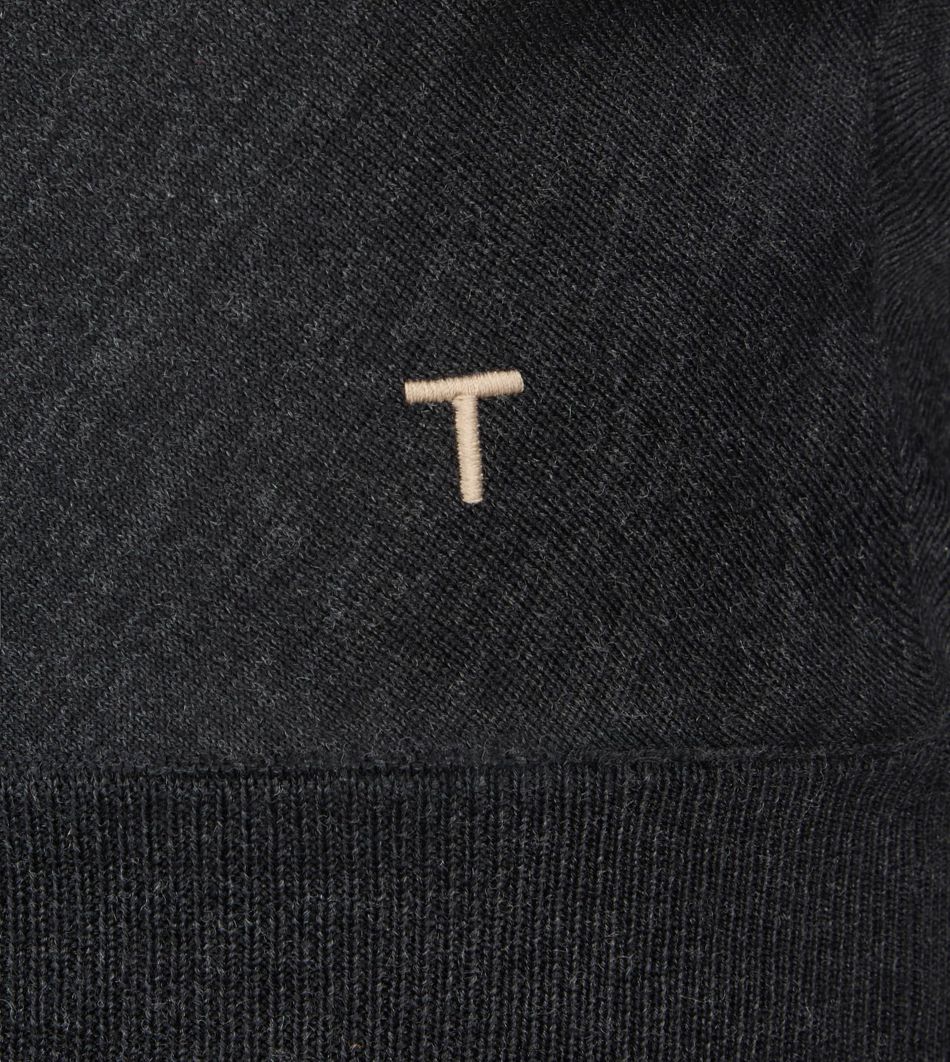 SILK BLEND TURTLENECK - GREY - 8