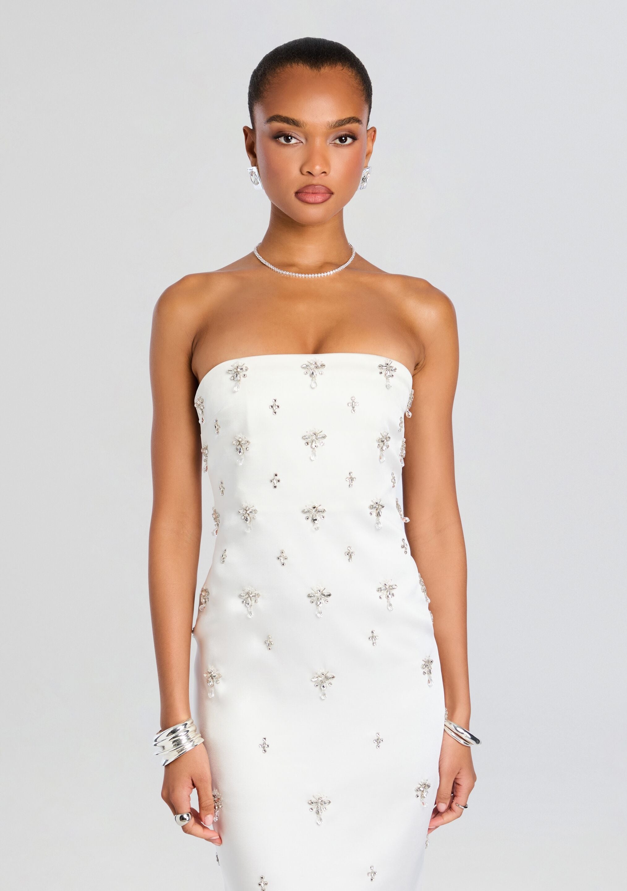 ELISE EMBELLISHED DRESS - 5