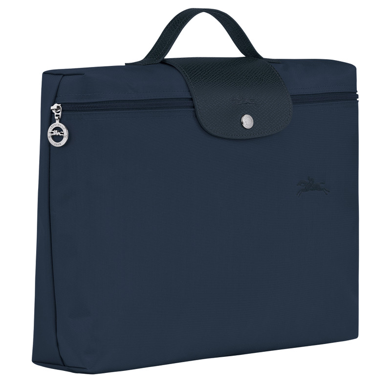 Le Pliage Green S Briefcase Navy - Recycled canvas 3