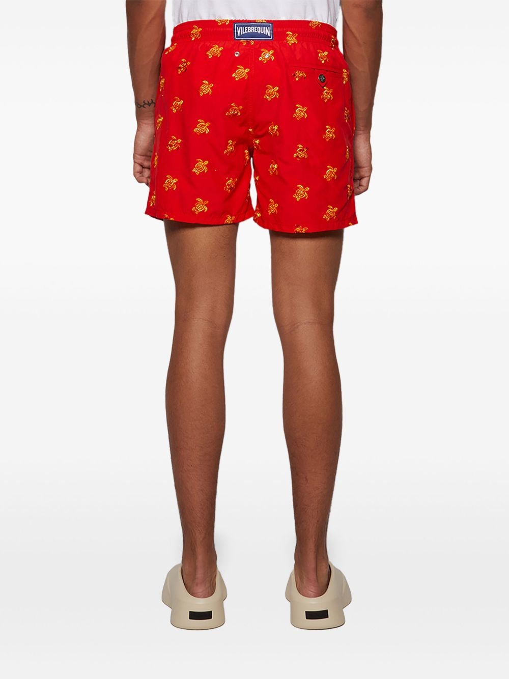 Turtle-print swim shorts - 5