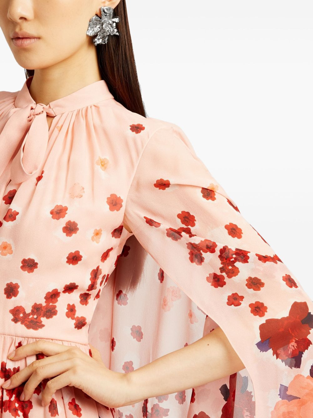 silk maxi dress - 4