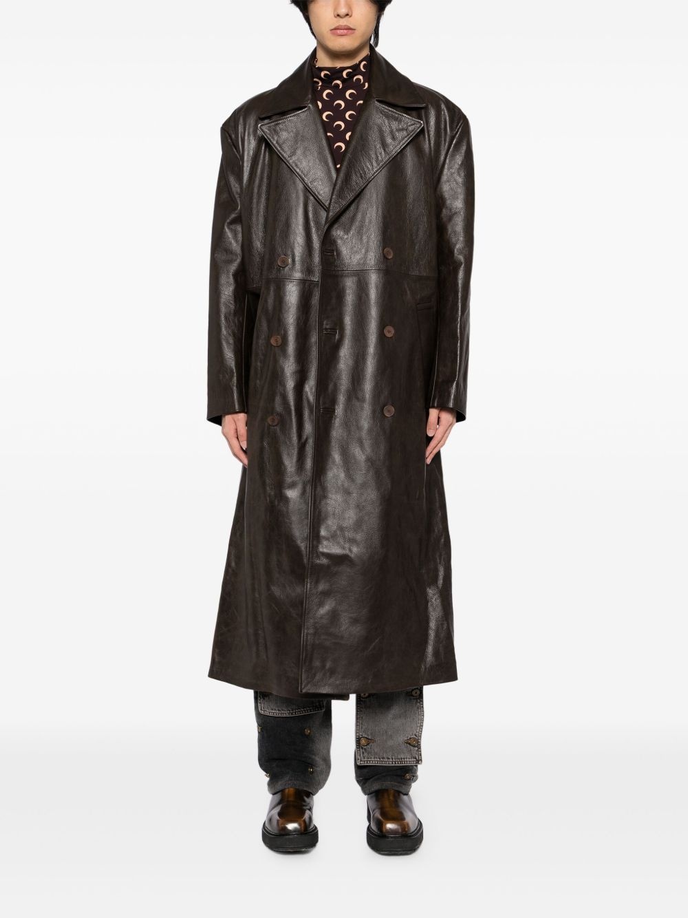 All Alone leather coat - 2