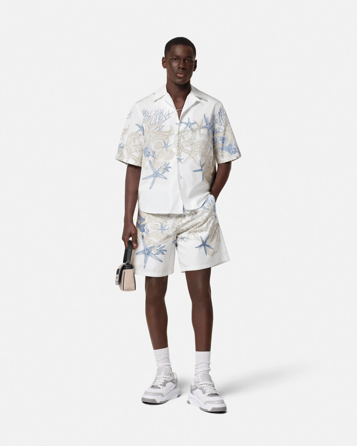 Barocco Sea Cotton Shorts - 2