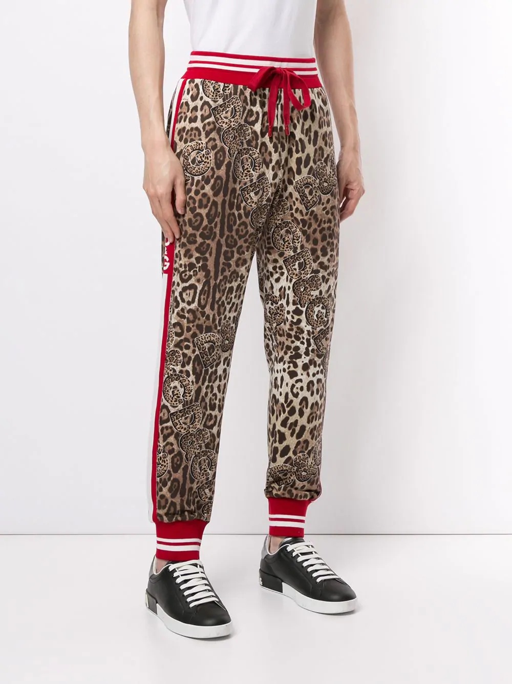 leopard-print track pants - 3