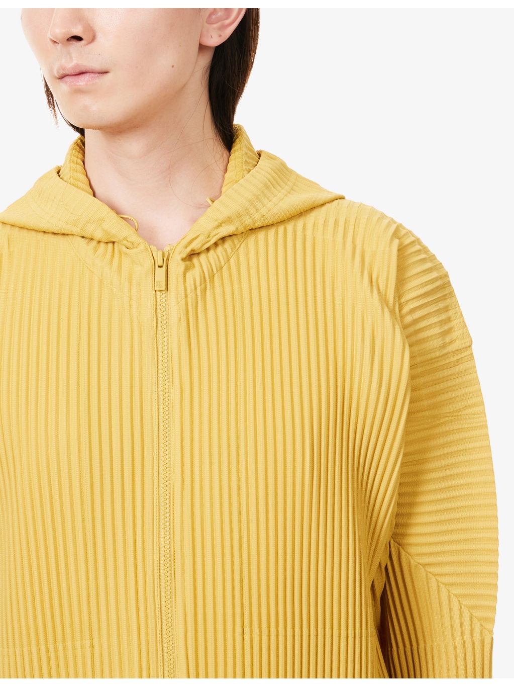 June Zip-Up Pleated Knitted Hoody - 5