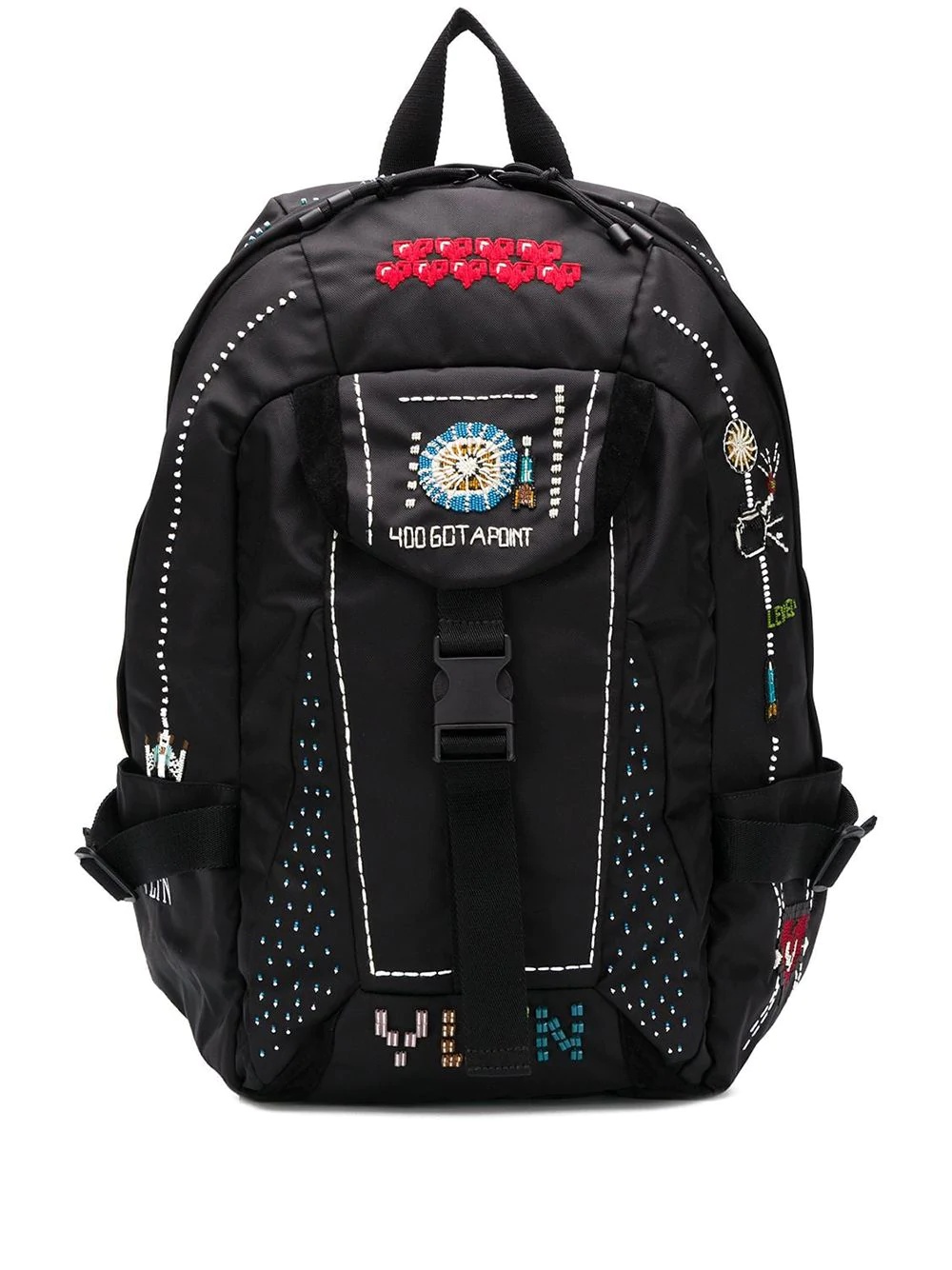 patchwork functional backpack - 1