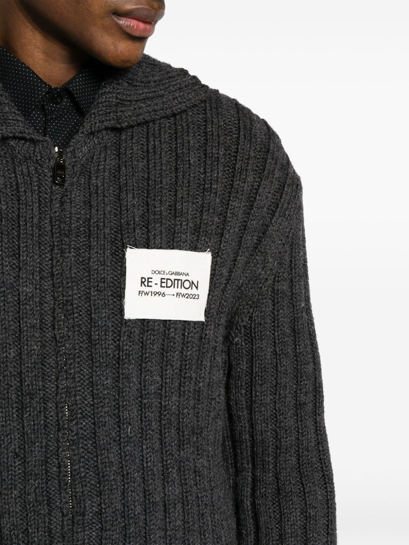 Re-Edition virgin wool cardigan 5