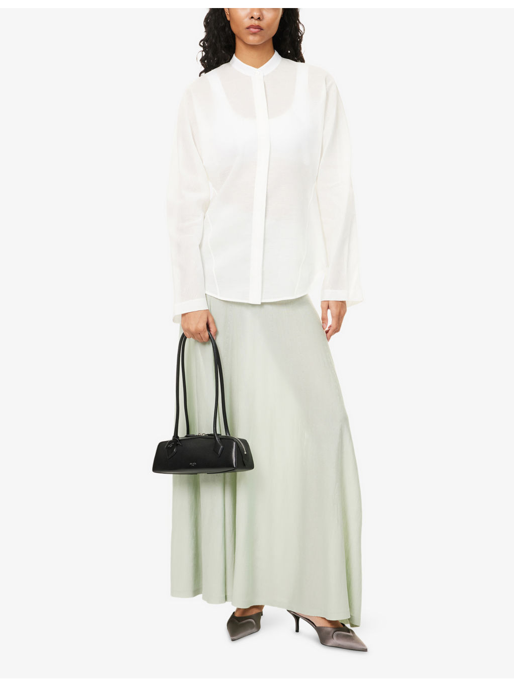 Fine-Knit Wool Maxi Skirt - 2
