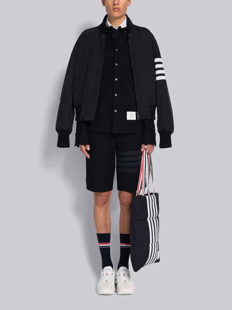 DOUBLE FACE TECH TWILL TONAL 4-BAR BERMUDA SHORTS 4