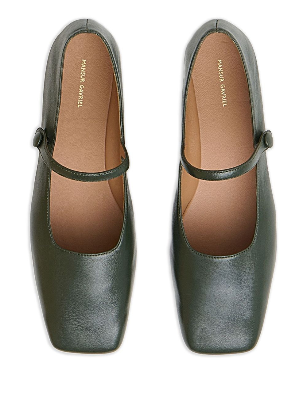 square-toe ballet flats - 3