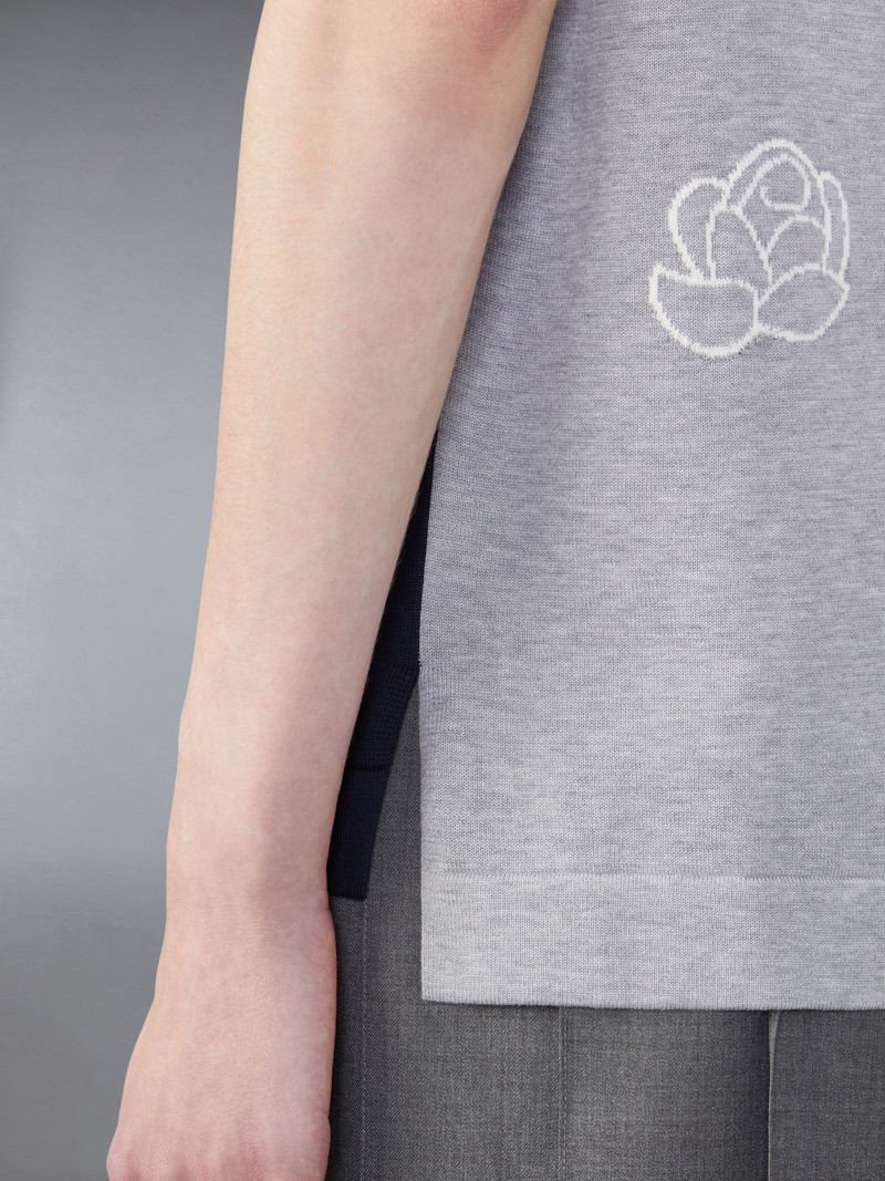 Funmix Cotton 4-Bar Rose and Raven Polo 6