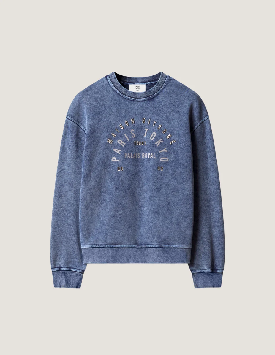 COLLEGE WASHED SWEATSHIRT - 1
